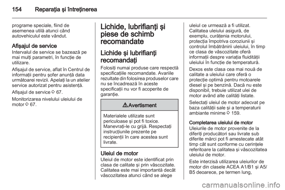 OPEL VIVARO 2013.5  Manual de utilizare (in Romanian) 
