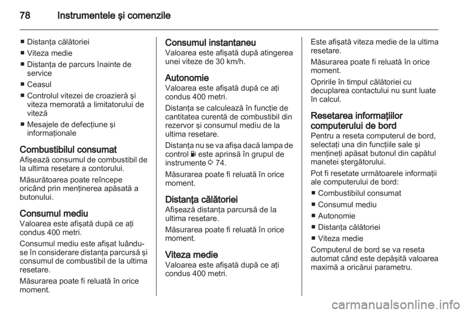 OPEL VIVARO 2013.5  Manual de utilizare (in Romanian) 