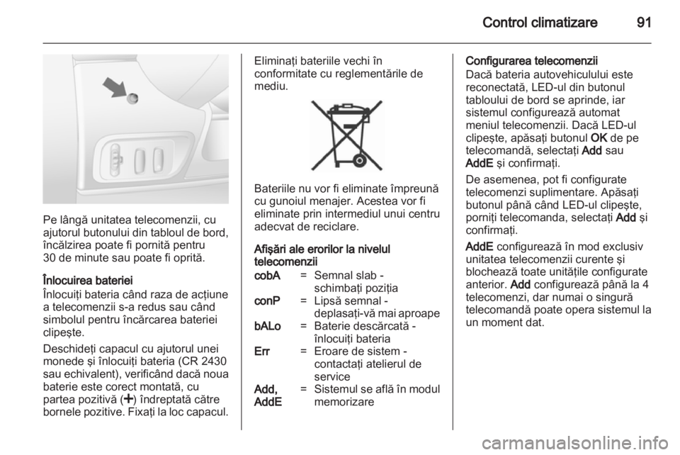 OPEL VIVARO 2013.5  Manual de utilizare (in Romanian) 