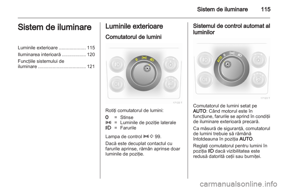 OPEL ZAFIRA 2010.5  Manual de utilizare (in Romanian) 
