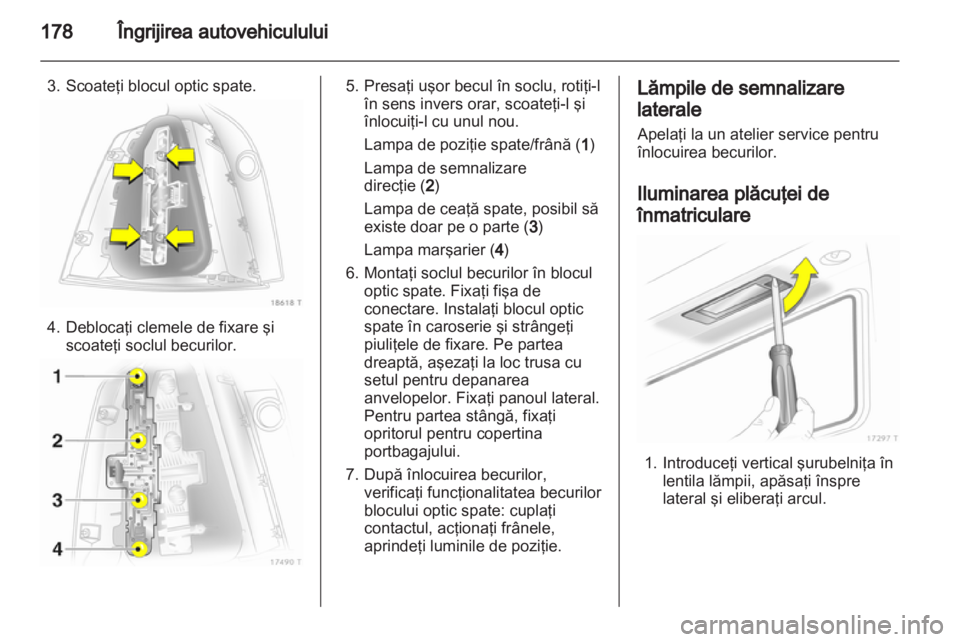 OPEL ZAFIRA 2010.5  Manual de utilizare (in Romanian) 
