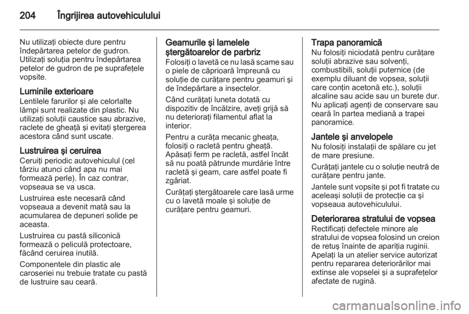 OPEL ZAFIRA 2010.5  Manual de utilizare (in Romanian) 
