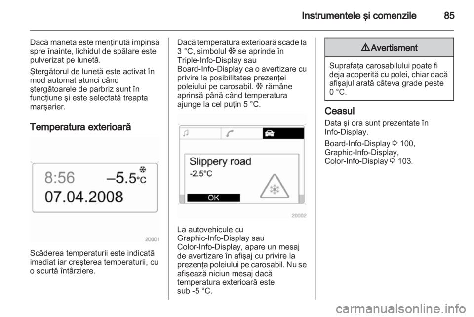 OPEL ZAFIRA 2010.5  Manual de utilizare (in Romanian) 