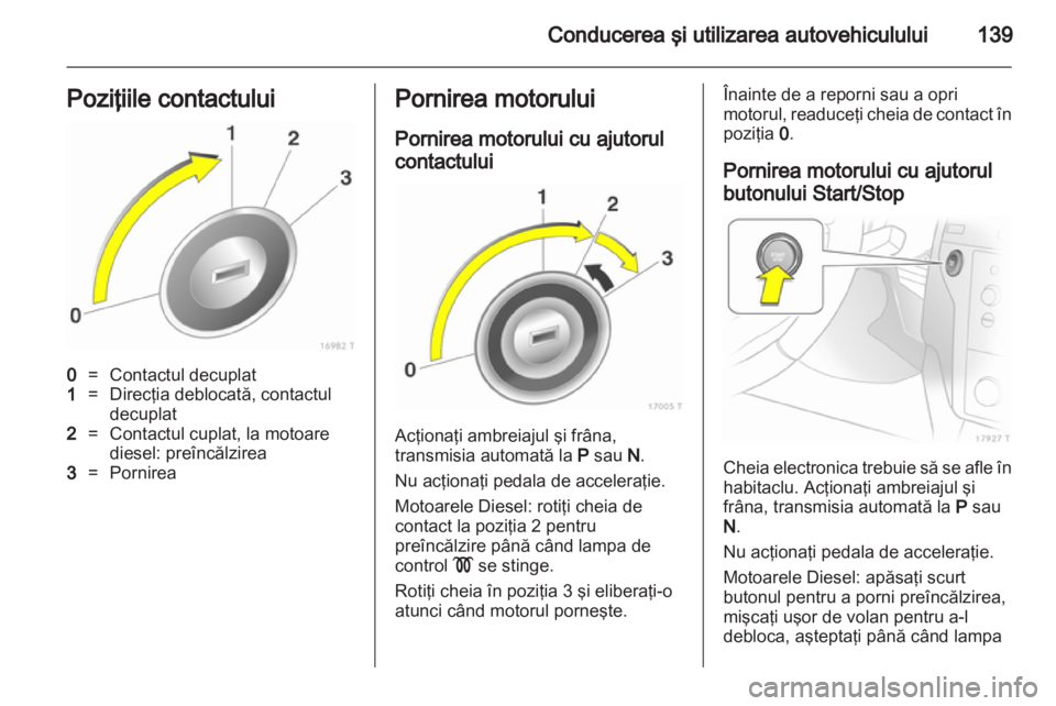 OPEL ZAFIRA 2011  Manual de utilizare (in Romanian) 