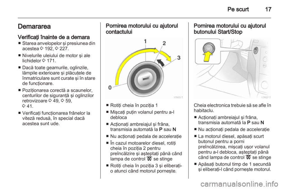 OPEL ZAFIRA 2011  Manual de utilizare (in Romanian) 