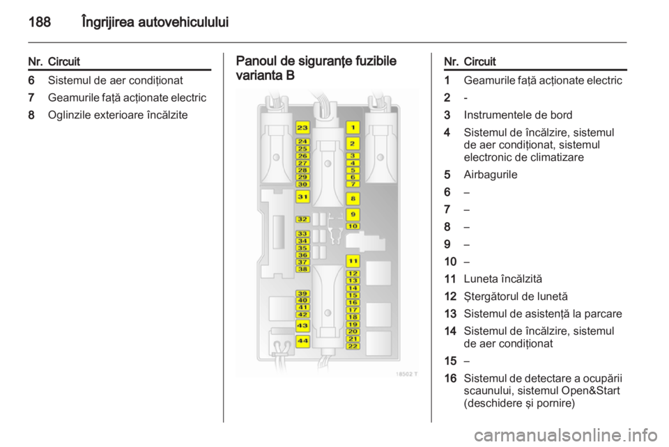 OPEL ZAFIRA 2011  Manual de utilizare (in Romanian) 