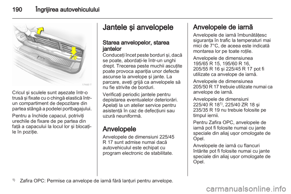 OPEL ZAFIRA 2011  Manual de utilizare (in Romanian) 