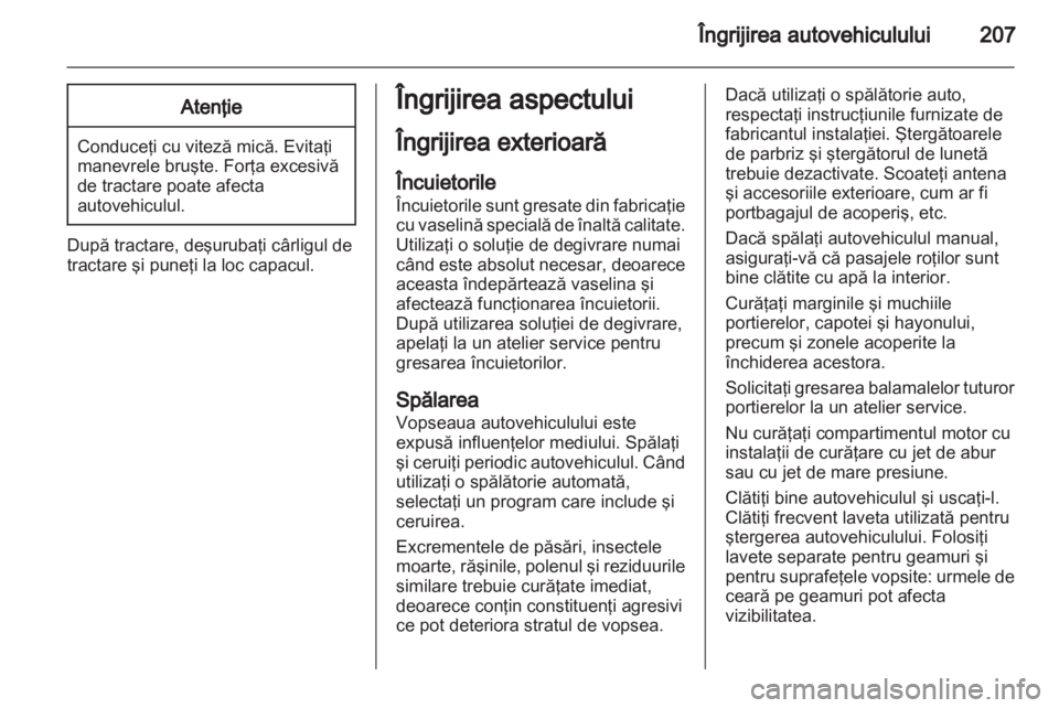 OPEL ZAFIRA 2011  Manual de utilizare (in Romanian) 