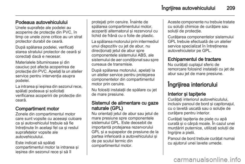 OPEL ZAFIRA 2011  Manual de utilizare (in Romanian) 