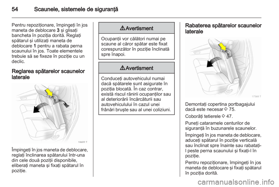 OPEL ZAFIRA 2011  Manual de utilizare (in Romanian) 