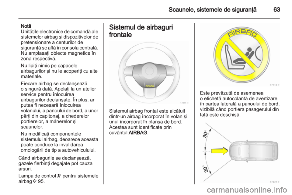 OPEL ZAFIRA 2011  Manual de utilizare (in Romanian) 