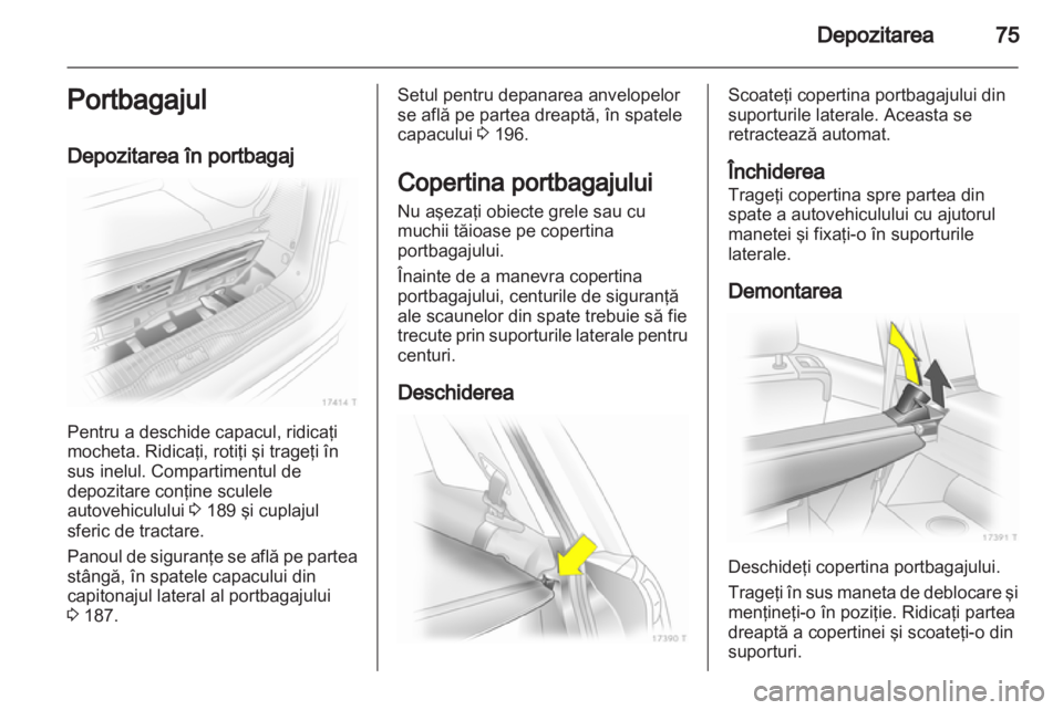 OPEL ZAFIRA 2011  Manual de utilizare (in Romanian) 