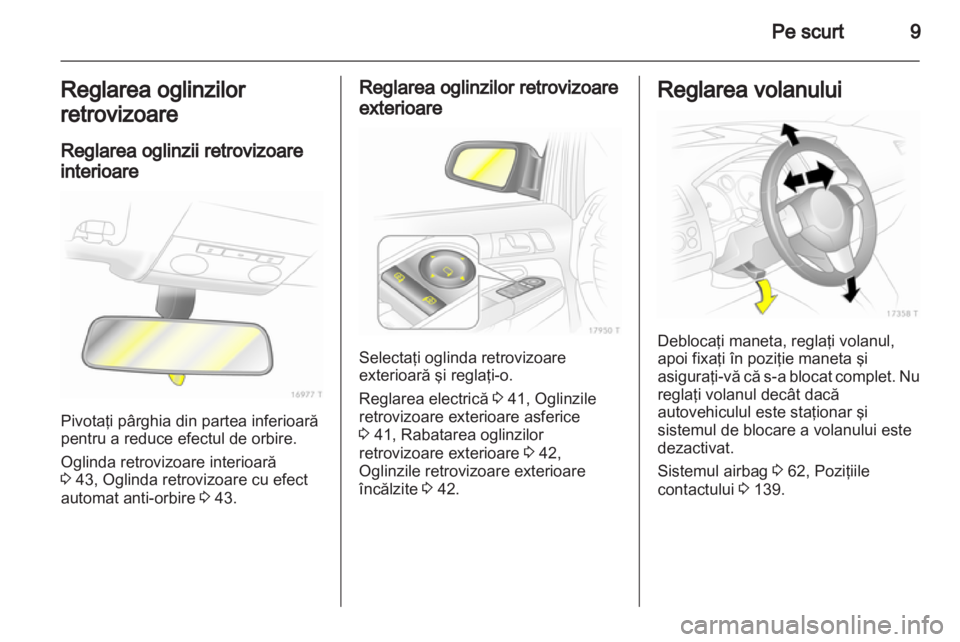 OPEL ZAFIRA 2011  Manual de utilizare (in Romanian) 