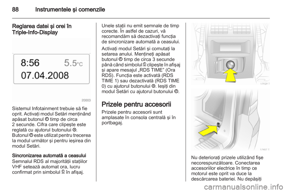 OPEL ZAFIRA 2011  Manual de utilizare (in Romanian) 