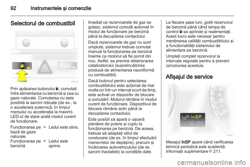 OPEL ZAFIRA 2011  Manual de utilizare (in Romanian) 