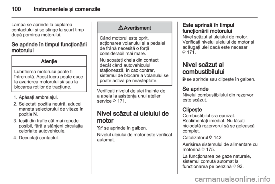 OPEL ZAFIRA 2011  Manual de utilizare (in Romanian) 