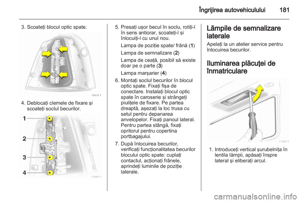 OPEL ZAFIRA 2011.5  Manual de utilizare (in Romanian) 