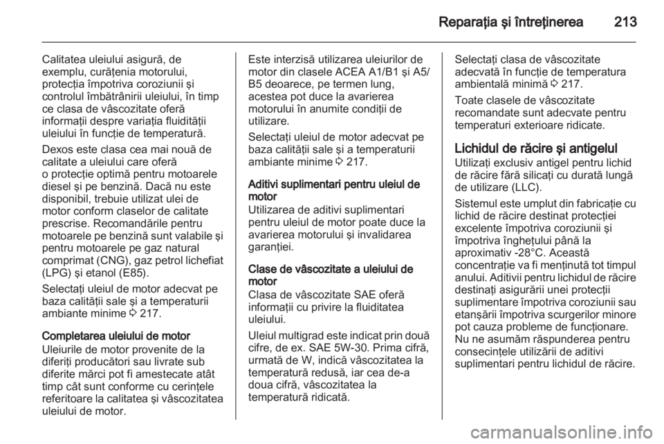 OPEL ZAFIRA 2011.5  Manual de utilizare (in Romanian) 