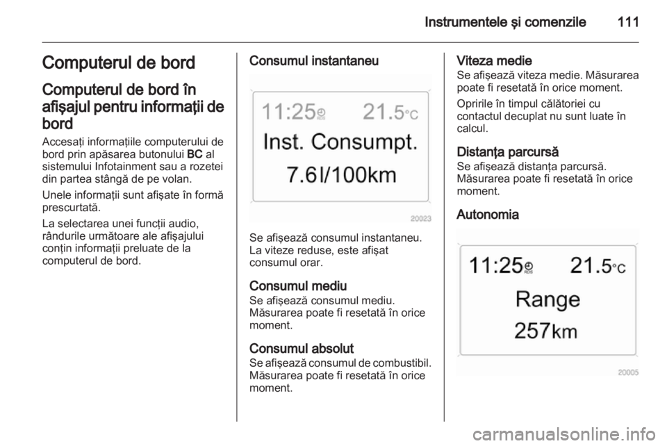 OPEL ZAFIRA 2012  Manual de utilizare (in Romanian) 