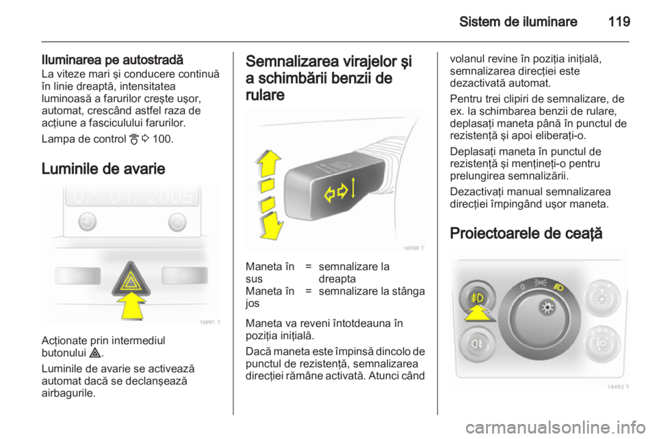 OPEL ZAFIRA 2012  Manual de utilizare (in Romanian) 