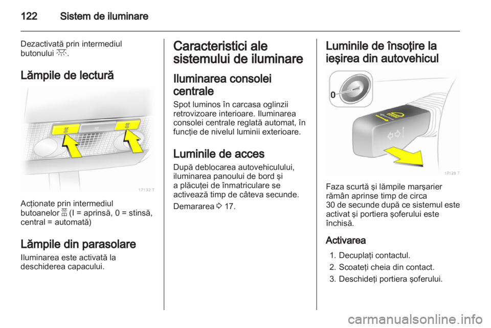 OPEL ZAFIRA 2012  Manual de utilizare (in Romanian) 