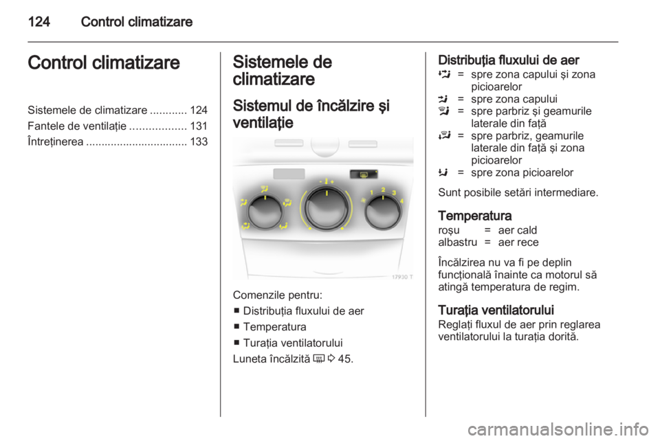 OPEL ZAFIRA 2012  Manual de utilizare (in Romanian) 
