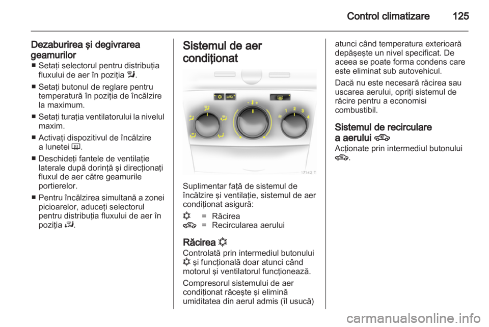 OPEL ZAFIRA 2012  Manual de utilizare (in Romanian) 