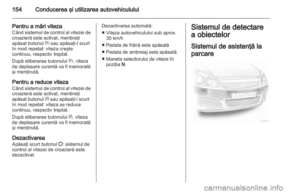 OPEL ZAFIRA 2012  Manual de utilizare (in Romanian) 