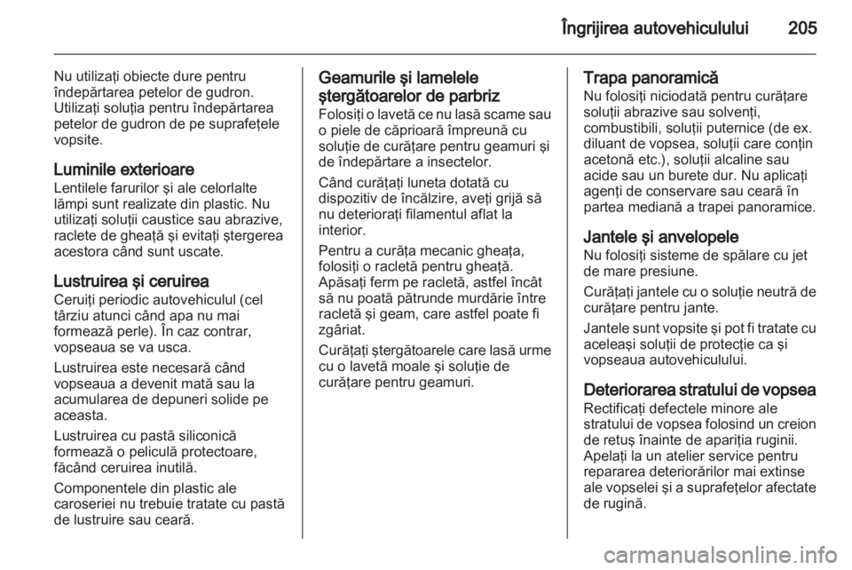 OPEL ZAFIRA 2012  Manual de utilizare (in Romanian) 