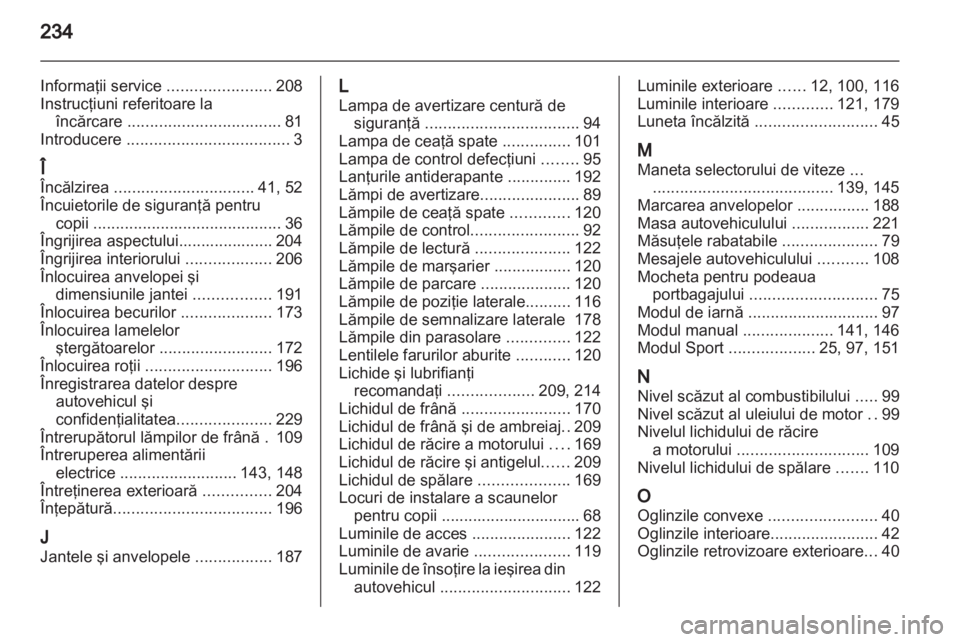 OPEL ZAFIRA 2012  Manual de utilizare (in Romanian) 