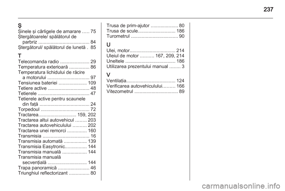 OPEL ZAFIRA 2012  Manual de utilizare (in Romanian) 