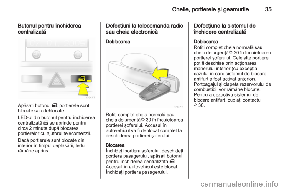 OPEL ZAFIRA 2012  Manual de utilizare (in Romanian) 