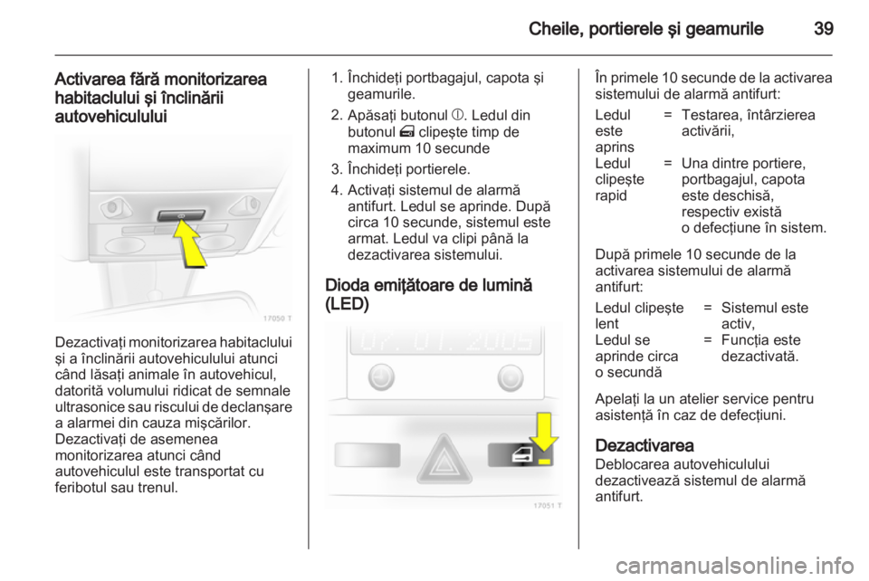 OPEL ZAFIRA 2012  Manual de utilizare (in Romanian) 