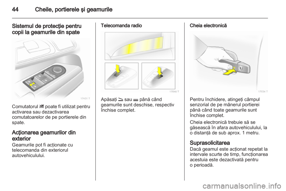 OPEL ZAFIRA 2012  Manual de utilizare (in Romanian) 