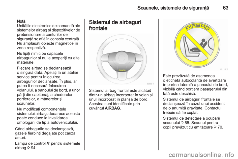 OPEL ZAFIRA 2012  Manual de utilizare (in Romanian) 