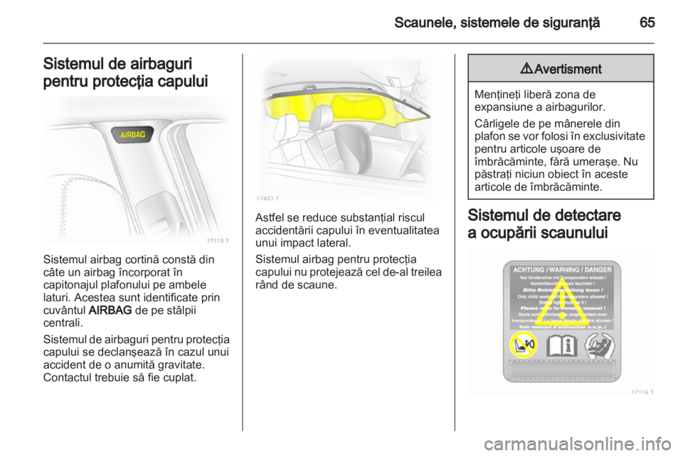 OPEL ZAFIRA 2012  Manual de utilizare (in Romanian) 