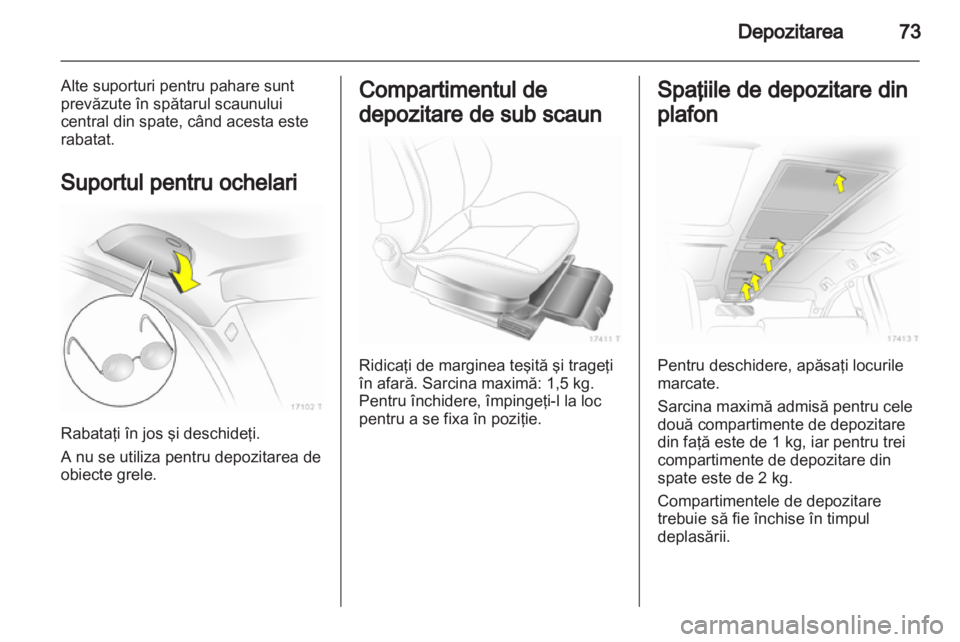 OPEL ZAFIRA 2012  Manual de utilizare (in Romanian) 
