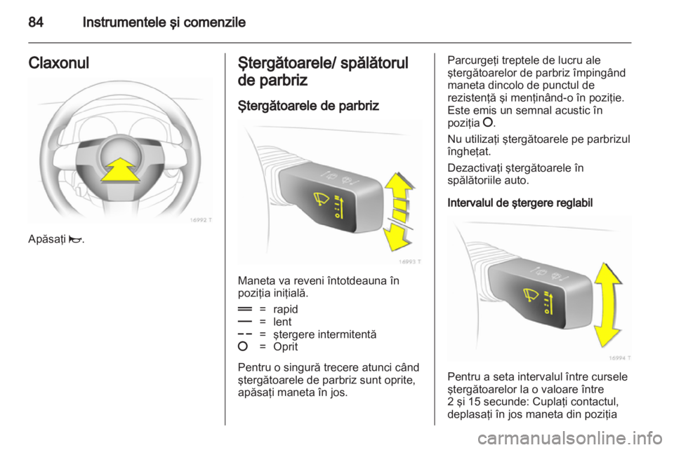 OPEL ZAFIRA 2012  Manual de utilizare (in Romanian) 