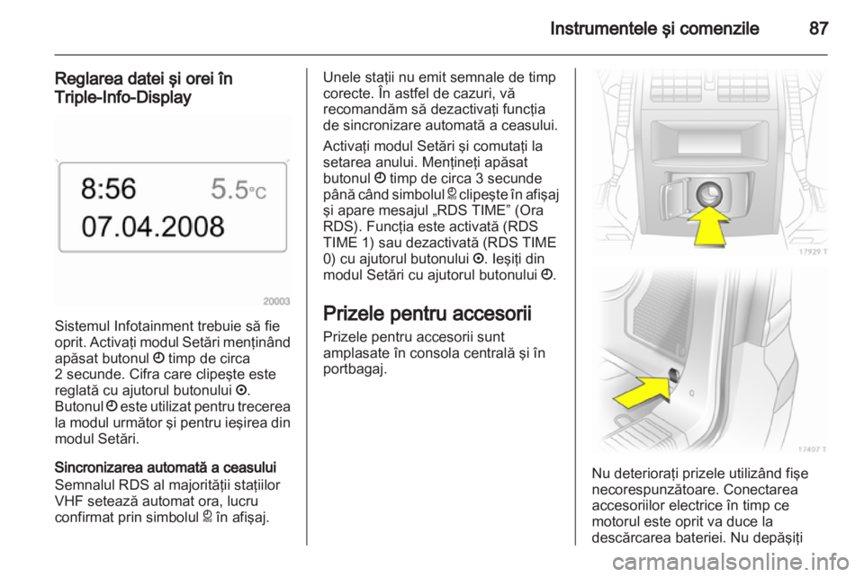 OPEL ZAFIRA 2012  Manual de utilizare (in Romanian) 