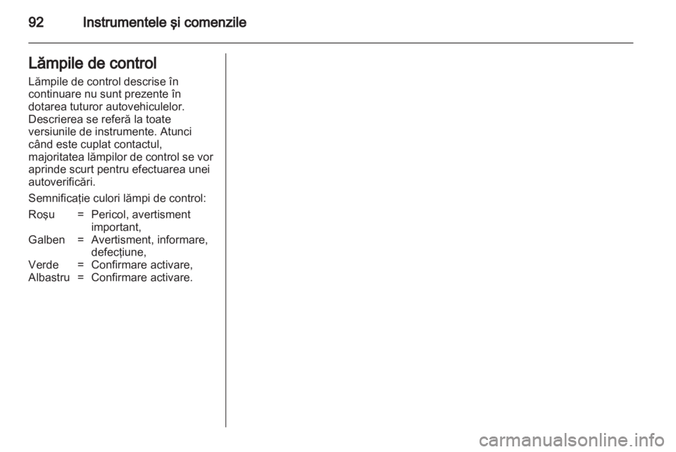 OPEL ZAFIRA 2012  Manual de utilizare (in Romanian) 