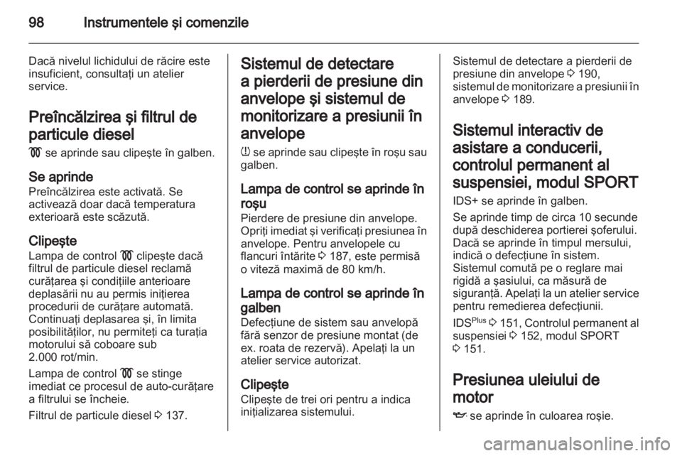 OPEL ZAFIRA 2012  Manual de utilizare (in Romanian) 