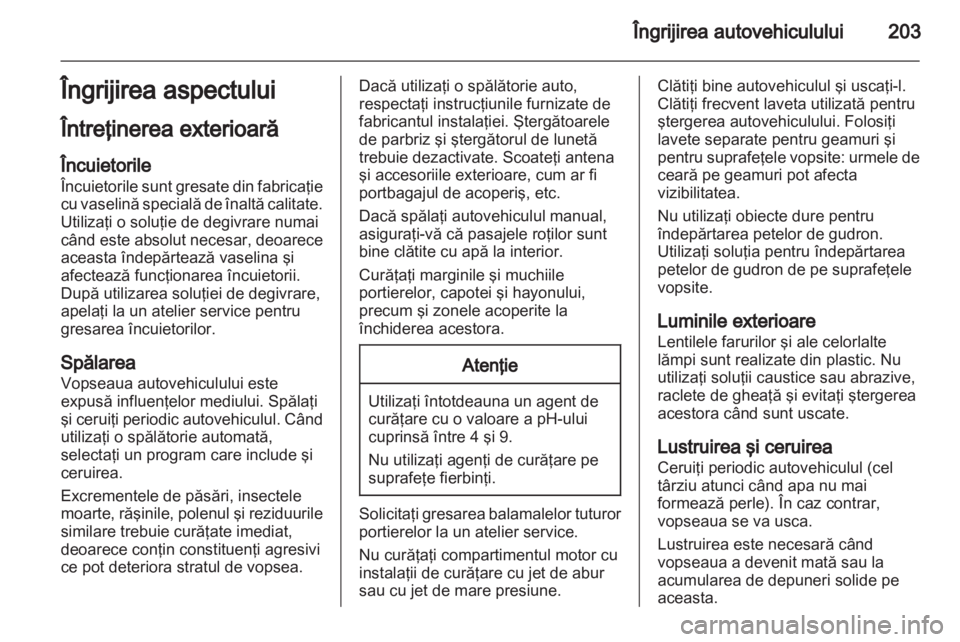 OPEL ZAFIRA 2013  Manual de utilizare (in Romanian) 