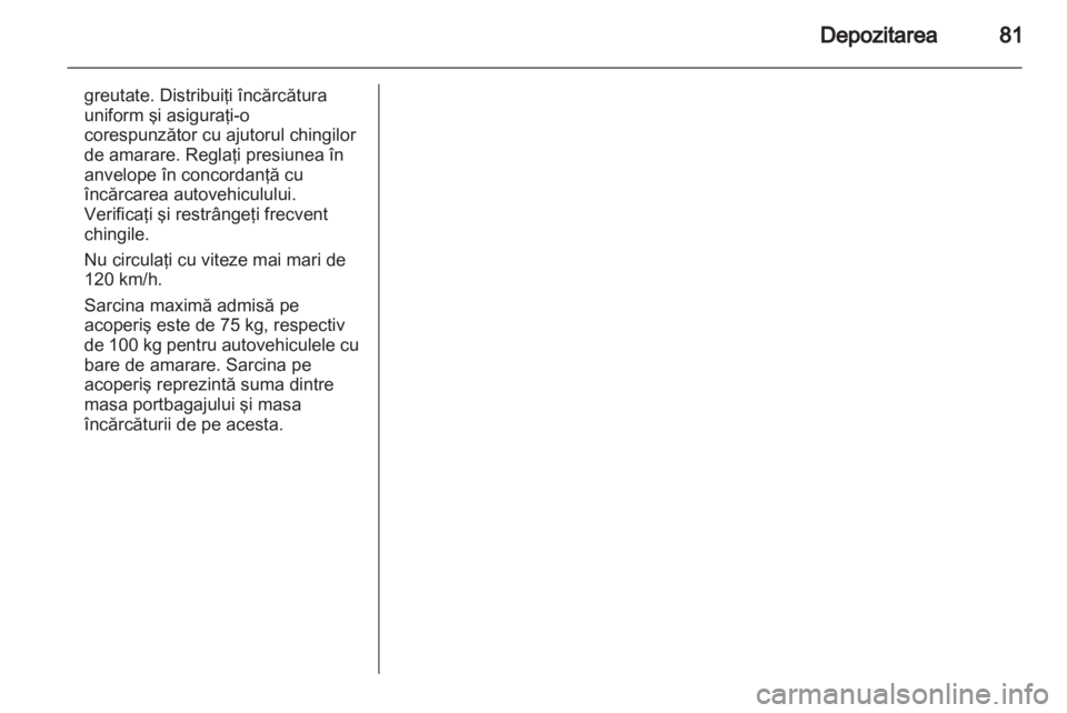 OPEL ZAFIRA 2013  Manual de utilizare (in Romanian) 
