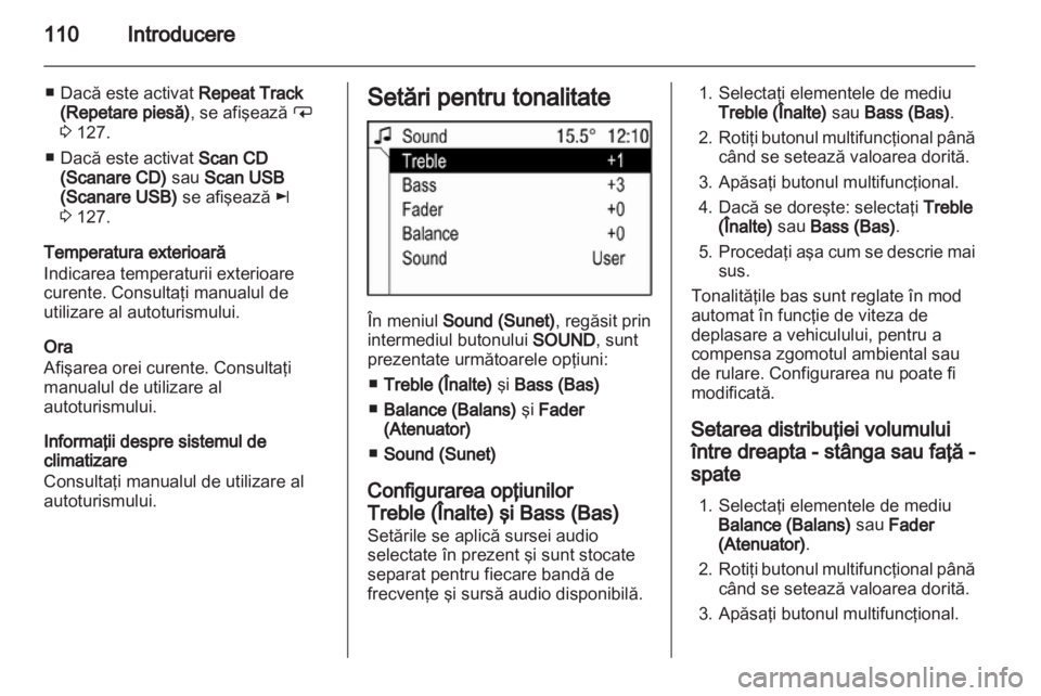 OPEL ZAFIRA B 2014  Manual pentru sistemul Infotainment (in Romanian) 