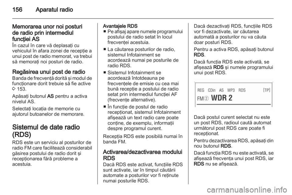 OPEL ZAFIRA B 2014  Manual pentru sistemul Infotainment (in Romanian) 
