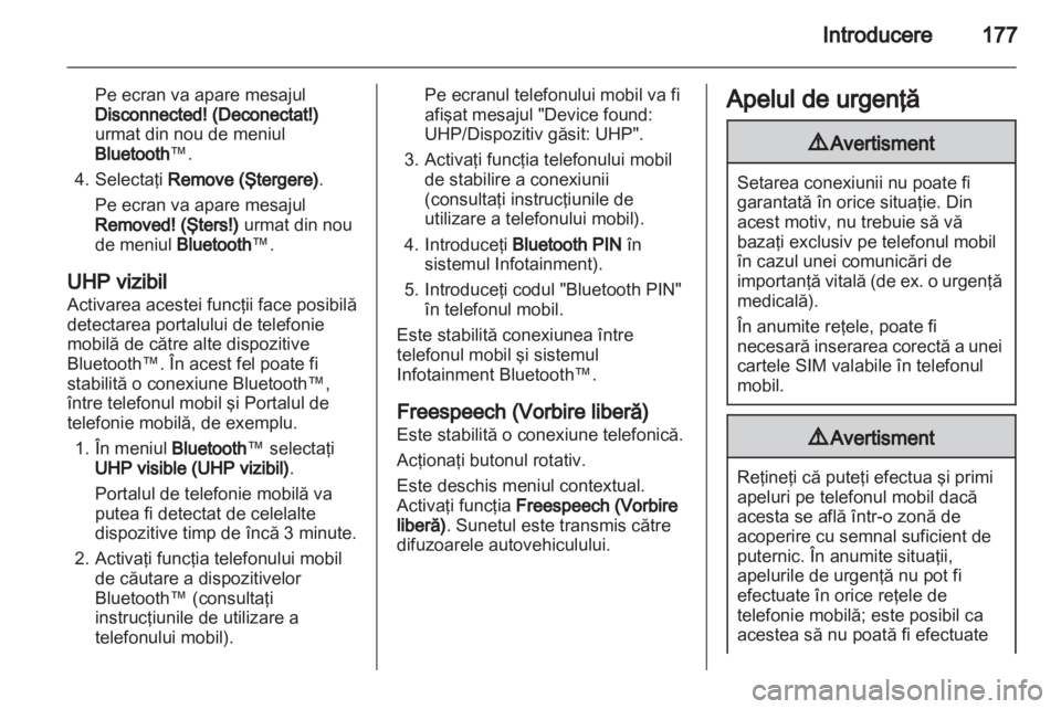 OPEL ZAFIRA B 2014  Manual pentru sistemul Infotainment (in Romanian) 