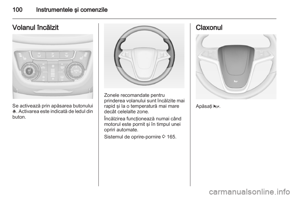 OPEL ZAFIRA TOURER 2012  Manual de utilizare (in Romanian) 