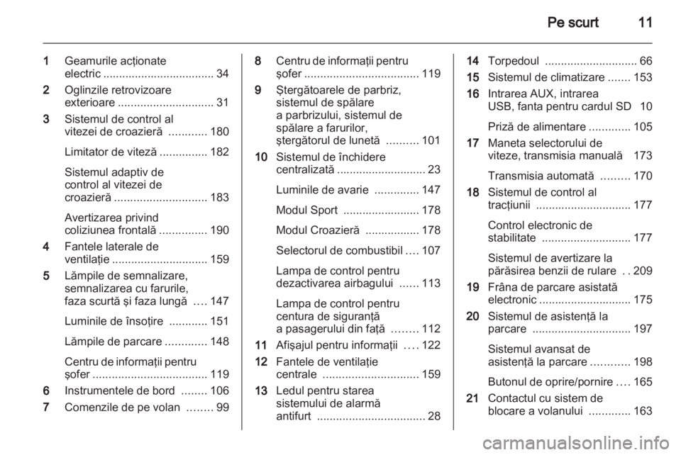 OPEL ZAFIRA TOURER 2012  Manual de utilizare (in Romanian) 