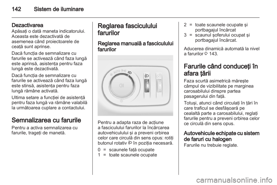 OPEL ZAFIRA TOURER 2012  Manual de utilizare (in Romanian) 