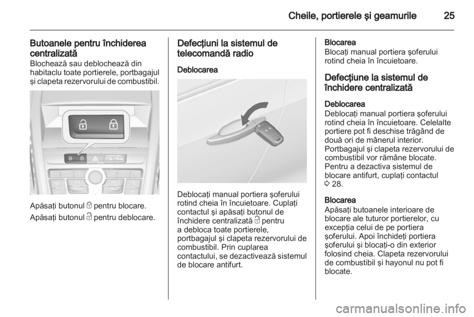 OPEL ZAFIRA TOURER 2012  Manual de utilizare (in Romanian) 